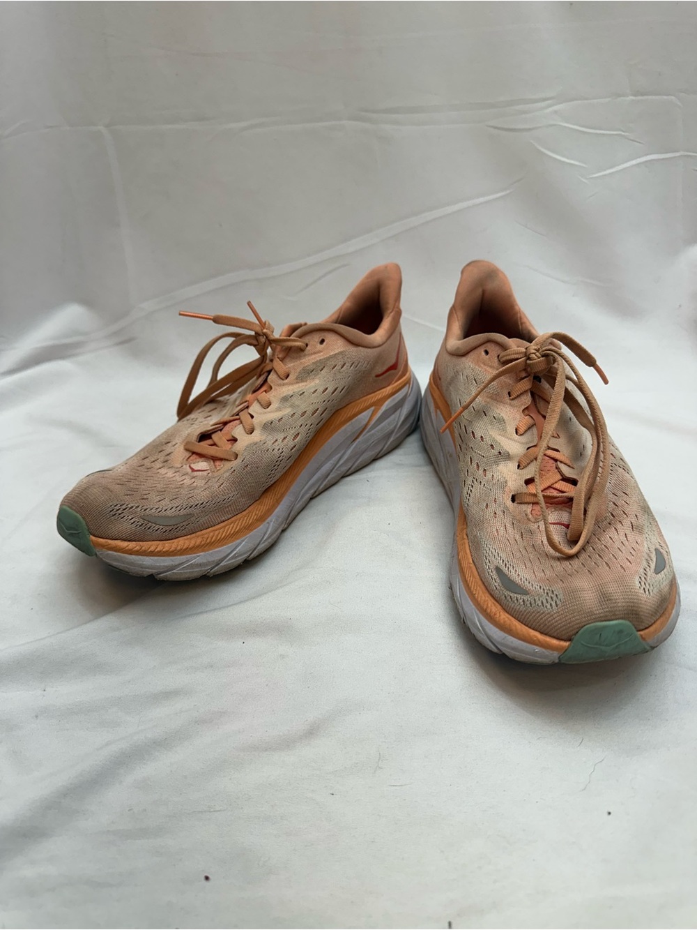 Hoka One One Peach Orange Women's Running Sneakers 11